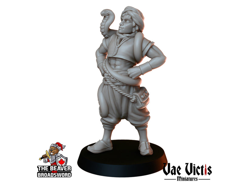 Desert Tribe Mini Set - Vae Victis | DnD | Human | Naga | Merchant | Oasis | Tabaxi | Merchant | Villagers |  Shaman, Wargaming | Pathfinder-6