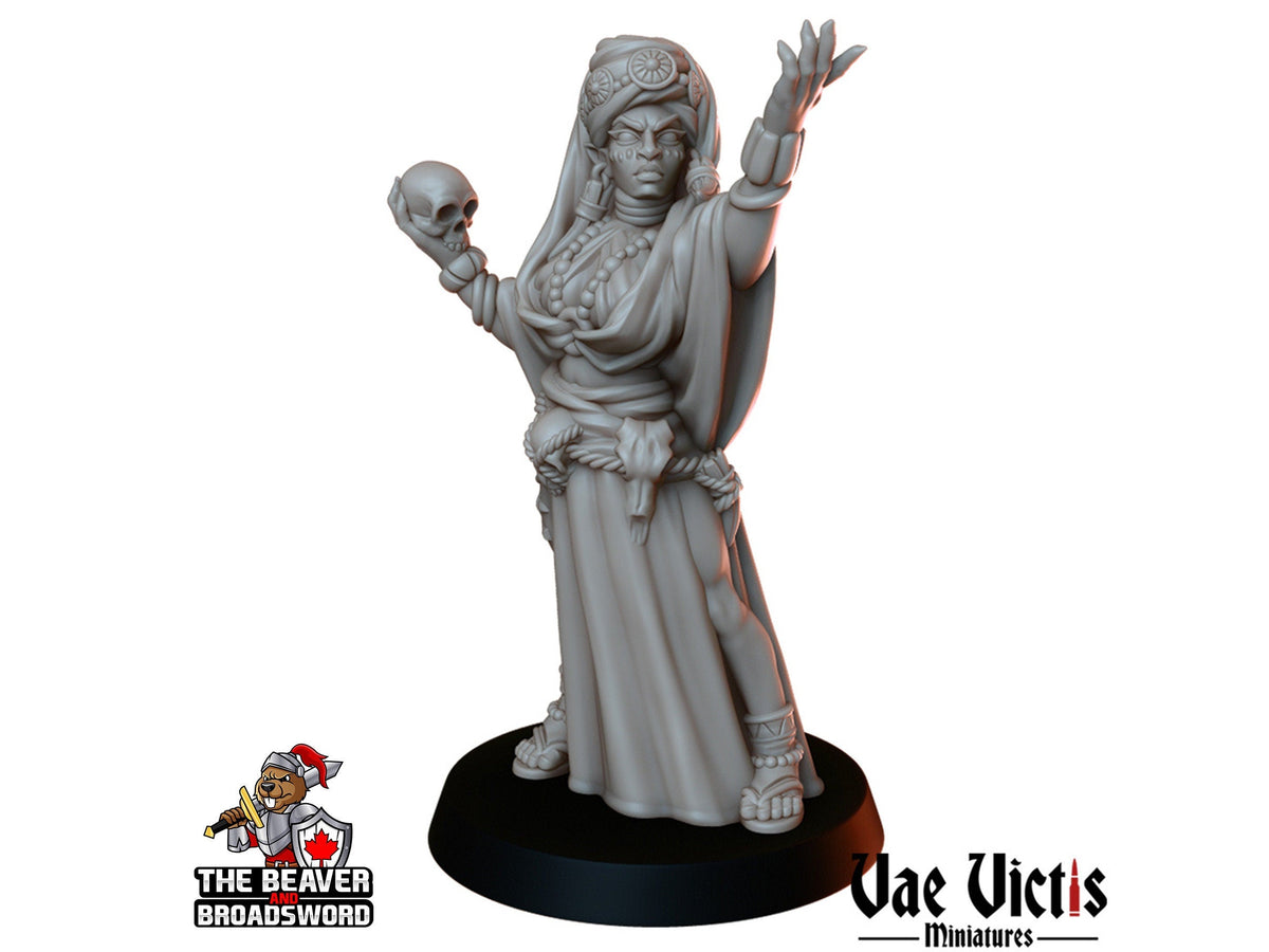 Desert Tribe Mini Set - Vae Victis | DnD | Human | Naga | Merchant | Oasis | Tabaxi | Merchant | Villagers |  Shaman, Wargaming | Pathfinder-3