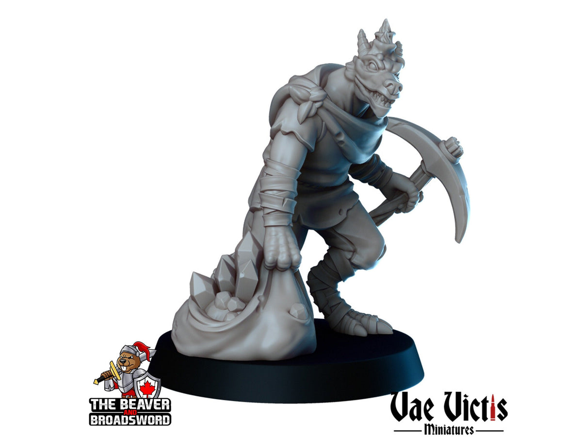 The Miners Mini Set - Vae Victis | Dwarf | Goblin | Human | Elf | Villager | Bundle | Mining | Adventurer | Wargaming | Pathfinder-7