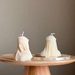 Blinded Lady Soy Wax Candle | Handmade Torso Female Candle-5