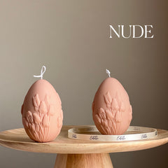 Easter Egg Tulip Soy Candle: Handmade Spring Decor-2