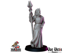 Clerics Mini Set - Vae Victis | Human | Elf | Human | Dwarf | Paladin | Bundle | Male | Female |  Wargaming | Pathfinder | Fighter-5