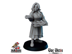 The Townfolks mini set #01 - Vae Victis | Villager | Commoner  | Farmer | Children | Kids | Bundle | Merchant | Wargaming | Pathfinder-2