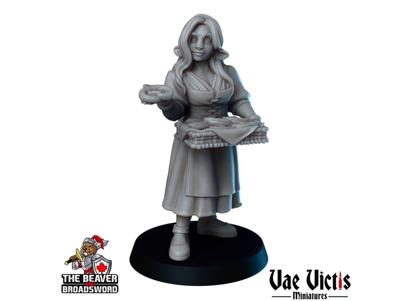 The Townfolks mini set #01 - Vae Victis | Villager | Commoner  | Farmer | Children | Kids | Bundle | Merchant | Wargaming | Pathfinder-2