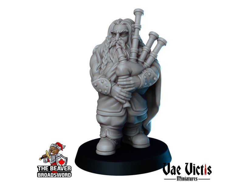 The Tavern Band Mini Set - Vae Victis | Bard | Human | Tabaxi | Tiefling | Ogre | Bundle | Musician | Wargaming | Pathfinder | inn, Villager-7