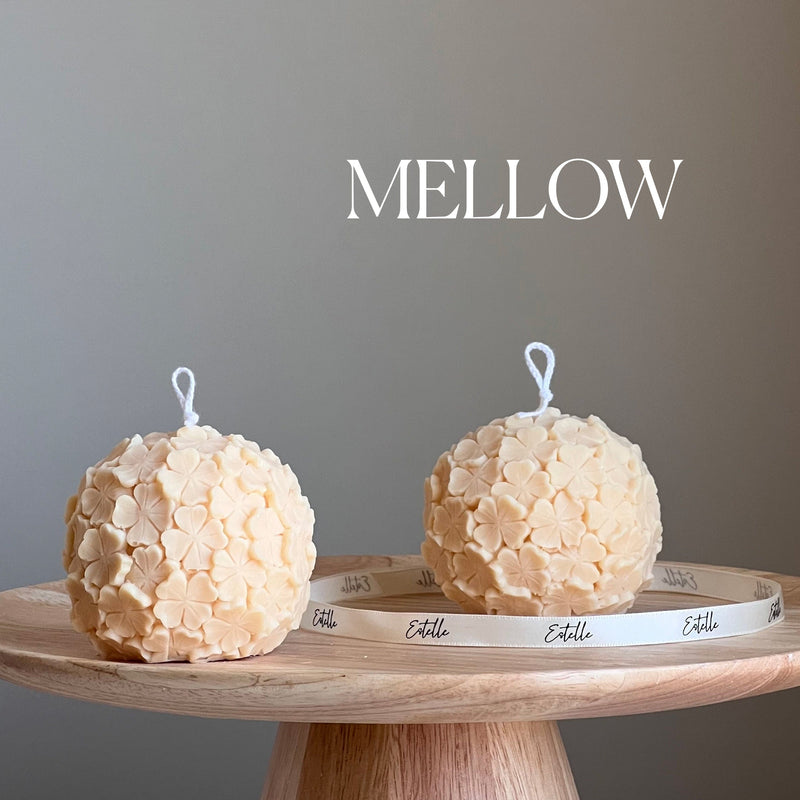 Clover Ball Soy Wax Candle: Handmade Decorative Candle-4