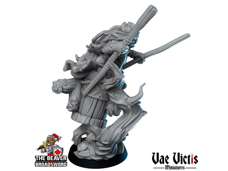 Baba Yaga witch mini - Vae Victis | DnD | Evil | Hag | Sorceress | Curse | Swamp | Bundle | Gothic | Merchant | Wargaming | Pathfinder-2