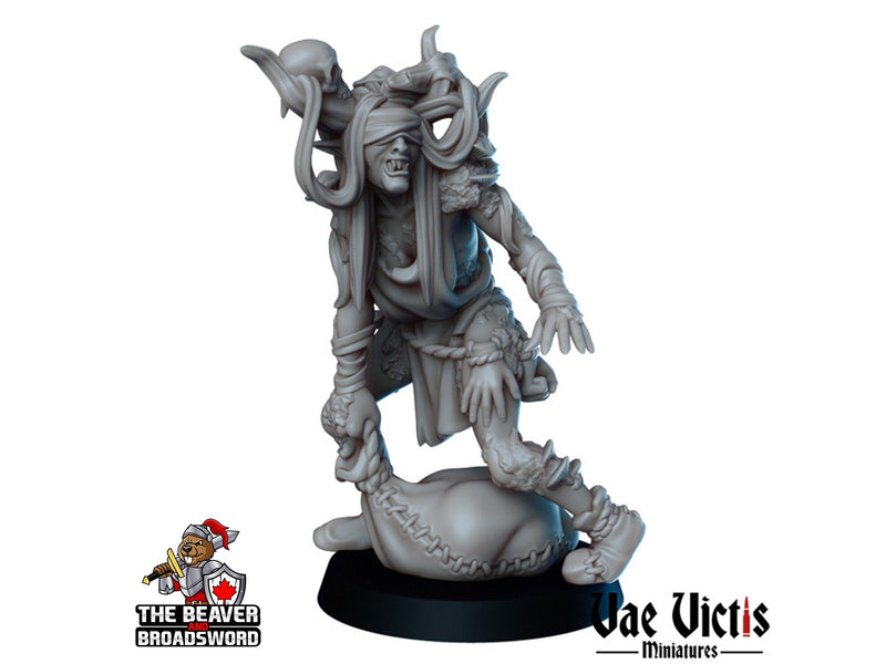 Swamp Hag witch mini - Vae Victis | DnD | Evil | enemy | Sorceress | Curse | Swamp | Bundle | Gothic | Merchant | Wargaming | Pathfinder-1