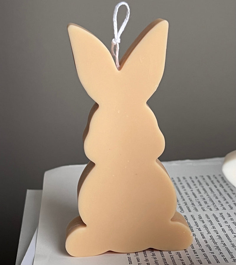 Easter Bunny Soy Candle Set: Pastel Spring Decor-5