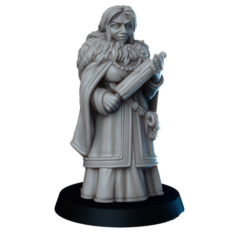 Winter adventure mini Set - Vae Victis | DnD | Ice | Snow | Arctic | Family | Human |  Villagers | Commoner | Pathfinder |  Townsfolk-3