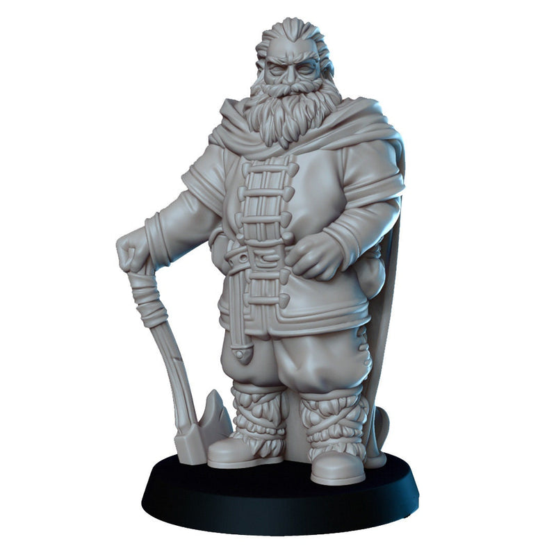 Winter adventure mini Set - Vae Victis | DnD | Ice | Snow | Arctic | Family | Human |  Villagers | Commoner | Pathfinder |  Townsfolk-2