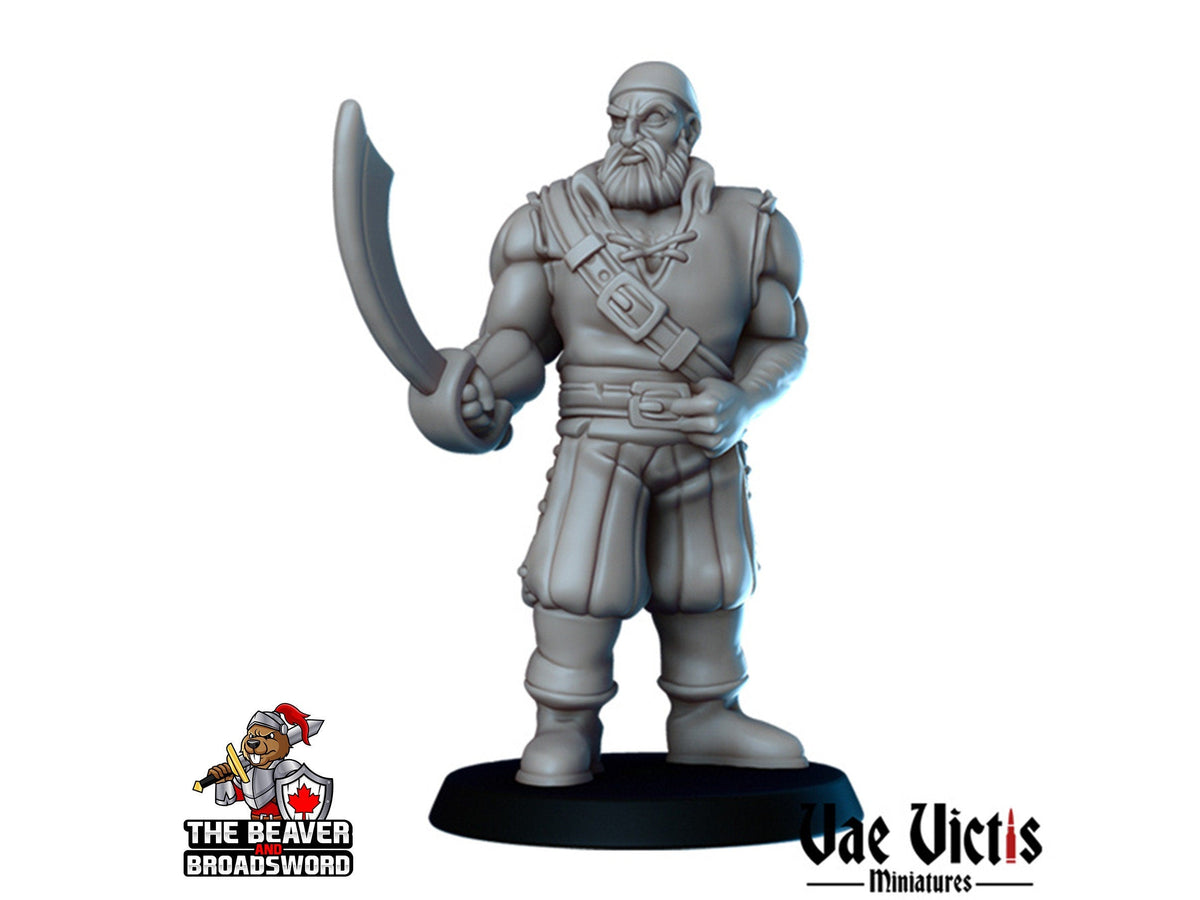 Pirates mini Set - Vae Victis | DnD | Elf | Tabaxi | Dwarf | Human | Thief | Ship | Pathfinder |  Corsair | Anchor | Captain | Pirate-6