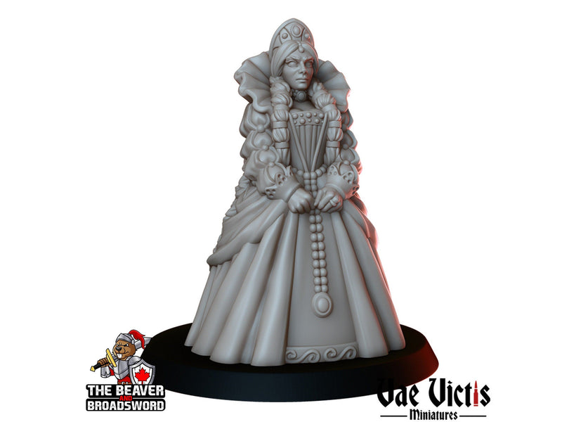 Royals Mini Set - Vae Victis | DnD | Human | King | Queen | Princess | Jester | Nobles | Villagers |  Townfolk | Wargaming | Pathfinder-3