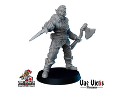 The Bandit Ambush DnD Mini Set - Vae Victis | Elf | Tabaxi | Ogre | Merchant | Thief | Thug | Bundle | Adventurer | Wargaming | Pathfinder-4