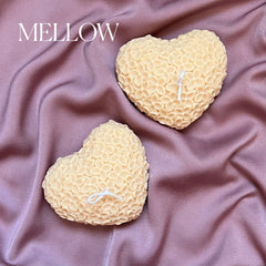 Flower Heart Soy Wax Candle | Romantic Home Decor-4