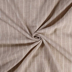 Hemp Organic Cotton Stripe Fabric: Lightweight Woven Material-2