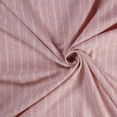 Hemp Organic Cotton Stripe Fabric: Lightweight Woven Material-5