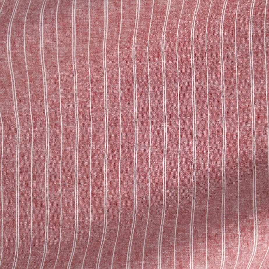 Hemp Organic Cotton Stripe Fabric: Lightweight Woven Material-4