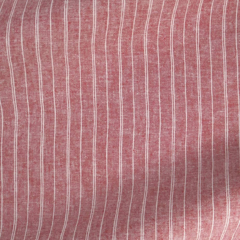 Hemp Organic Cotton Stripe Fabric: Lightweight Woven Material-4