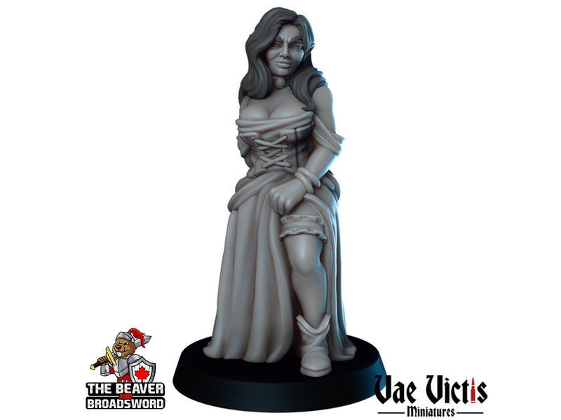Deadly Harlot DnD mini - Vae Victis| Townsfolk | Rogue | Villager | NPC | PC | City | Thief | Pathfinder | Hero | Human | Female-1