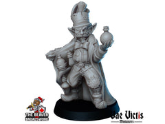 Goblin Merchant DnD mini - Vae Victis | Townsfolk | Artificer | Shopkeeper | Tinker | Gothic | City | Sorcerer | Pathfinder | Alchemist-1