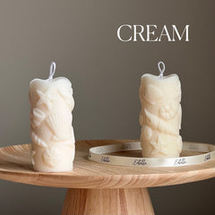 Handmade Soy Shell Candle | Conch Pillar, Home Decor-3