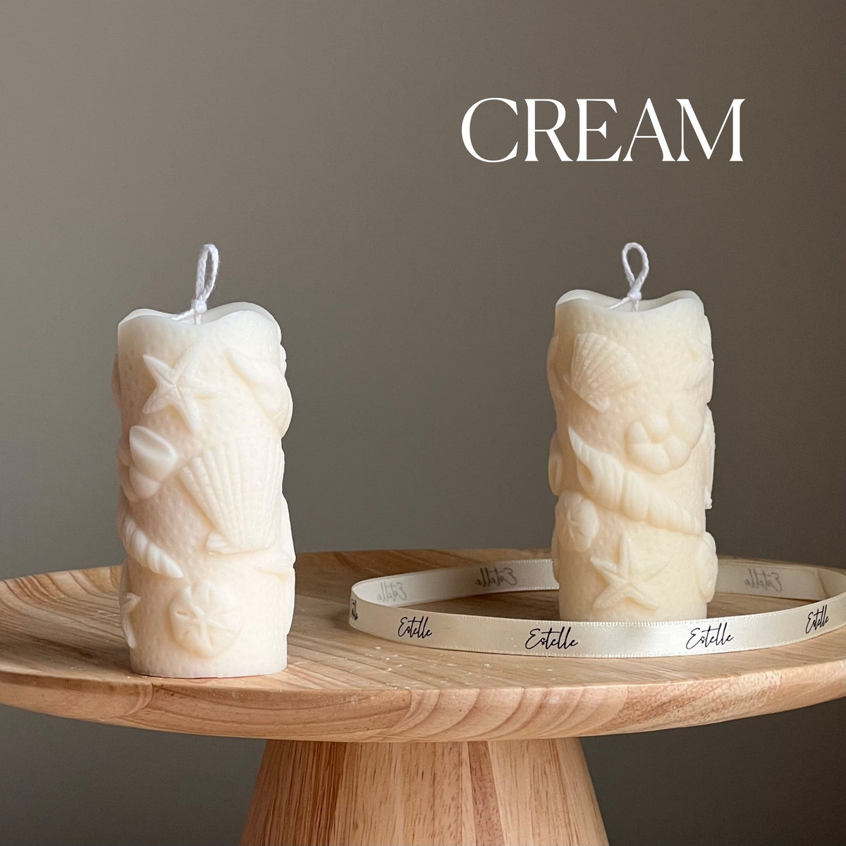 Handmade Soy Shell Candle | Conch Pillar, Home Decor-3
