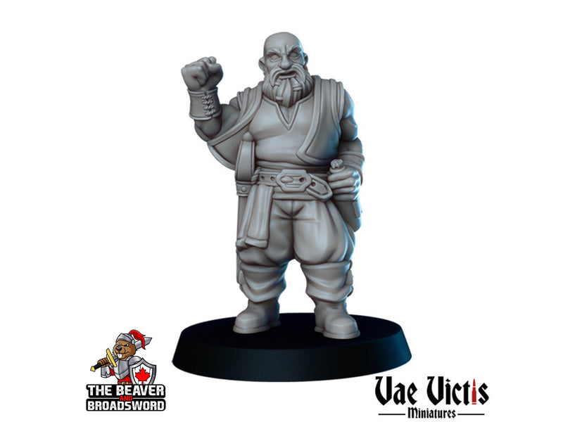 Dwarf Pirate dnd mini - Vae Victis | Townsfolk | Sailor | Seaman | Male | Fighter | Ranger | City | Villager |  Wargaming | Pathfinder-1