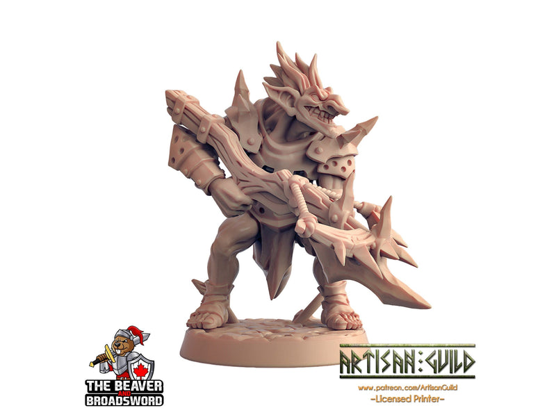 6 Hobgoblin warrior mini pack - Artisan Guild | DnD | Goblin | Fighter | Ranger | Goblinoid | Monster | Pathfinder | Orc | TTRPG-5