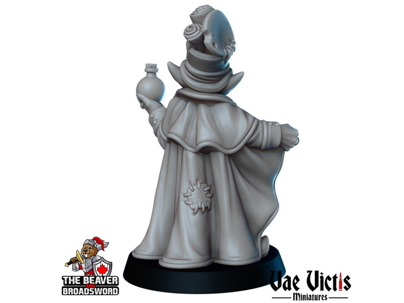 Goblin Merchant DnD mini - Vae Victis | Townsfolk | Artificer | Shopkeeper | Tinker | Gothic | City | Sorcerer | Pathfinder | Alchemist-2