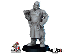 The Town Blacksmith DnD mini - Vae Victis | Villager | Human | Male | NPC | Townsfolk | Medieval | Shopkeeper | Merchant | NPC | Fantasy-1