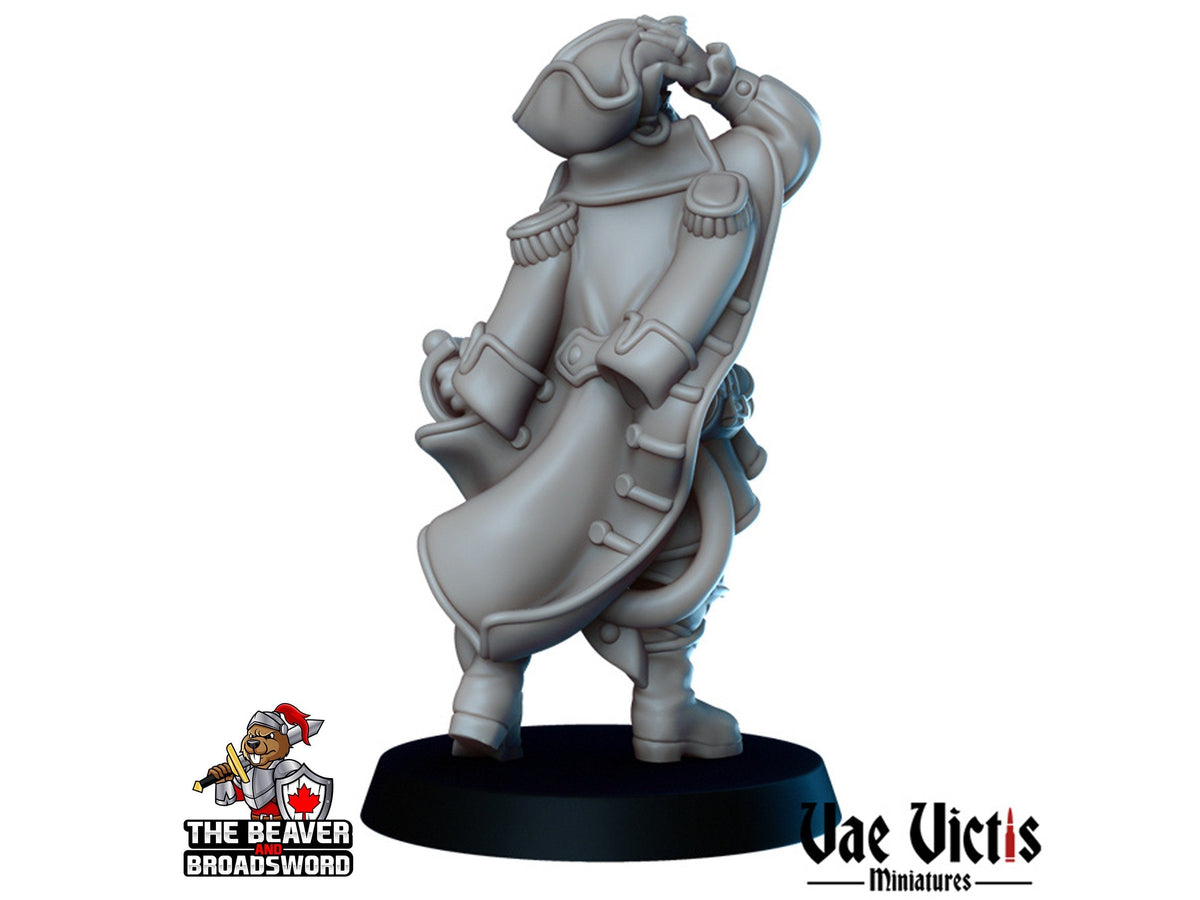 Tabaxi Pirate Captain DnD mini - Vae Victis | Sailor | Catfolk | Female | NPC | PC | | NPC, Fantasy, Pathfinder-2