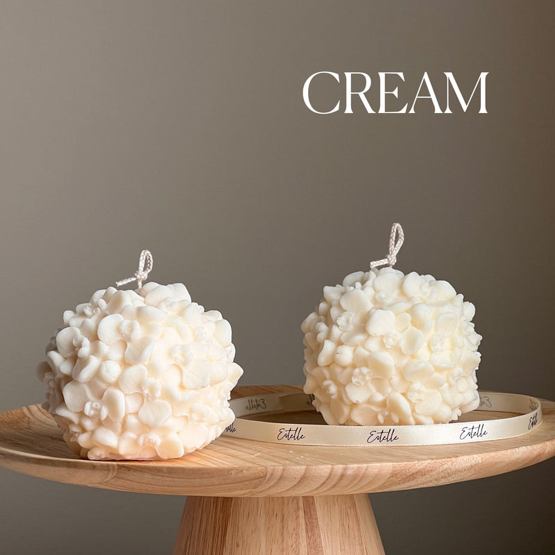 Butterfly Orchid Soy Candle Ball | Home Decor-3