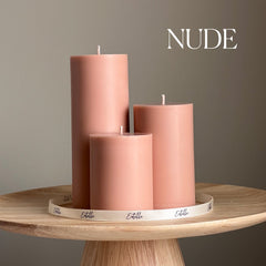 Handmade Soy Wax Pillar Candle: Decorative Candle-2