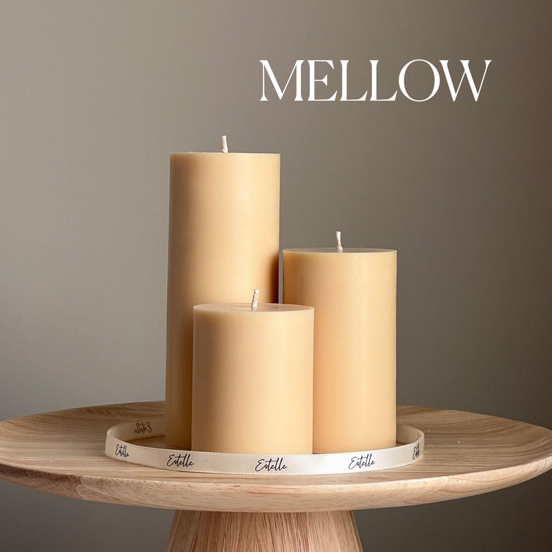 Handmade Soy Wax Pillar Candle: Decorative Candle-4