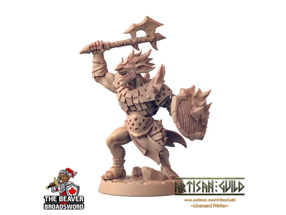 6 Hobgoblin warrior mini pack - Artisan Guild | DnD | Goblin | Fighter | Ranger | Goblinoid | Monster | Pathfinder | Orc | TTRPG-6