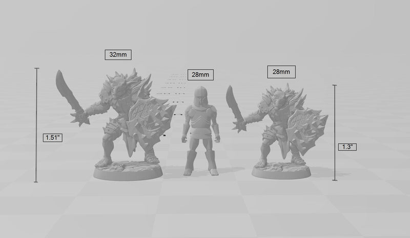 6 Hobgoblin warrior mini pack - Artisan Guild | DnD | Goblin | Fighter | Ranger | Goblinoid | Monster | Pathfinder | Orc | TTRPG-8