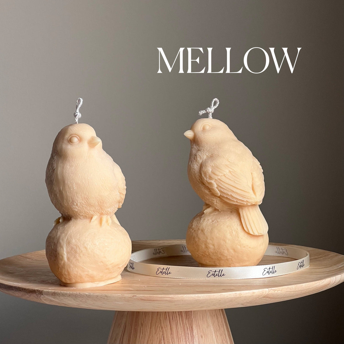 Handmade Bird Soy Wax Candle: Sculptural Home Decor Gift-4