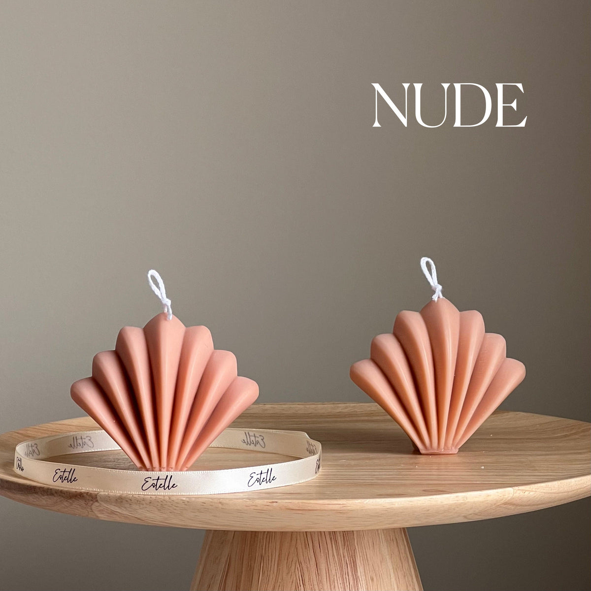 Soy Scallop Shell Candle | Summer Home Decor, Vegan Candle-2