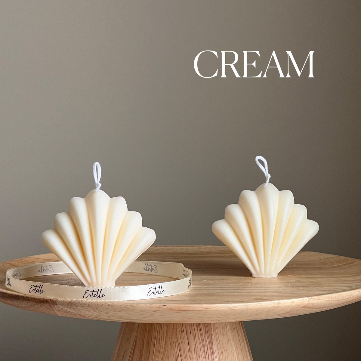 Soy Scallop Shell Candle | Summer Home Decor, Vegan Candle-3