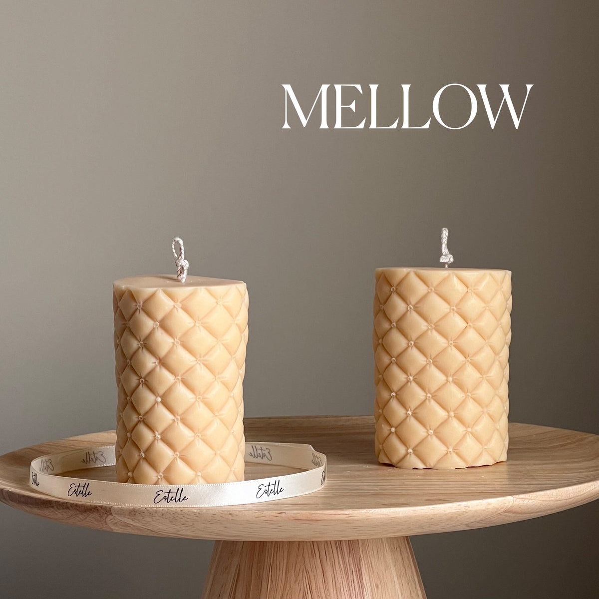 Sofa Wrinkle Soy Pillar Candle | Sculptural Home Decor-4