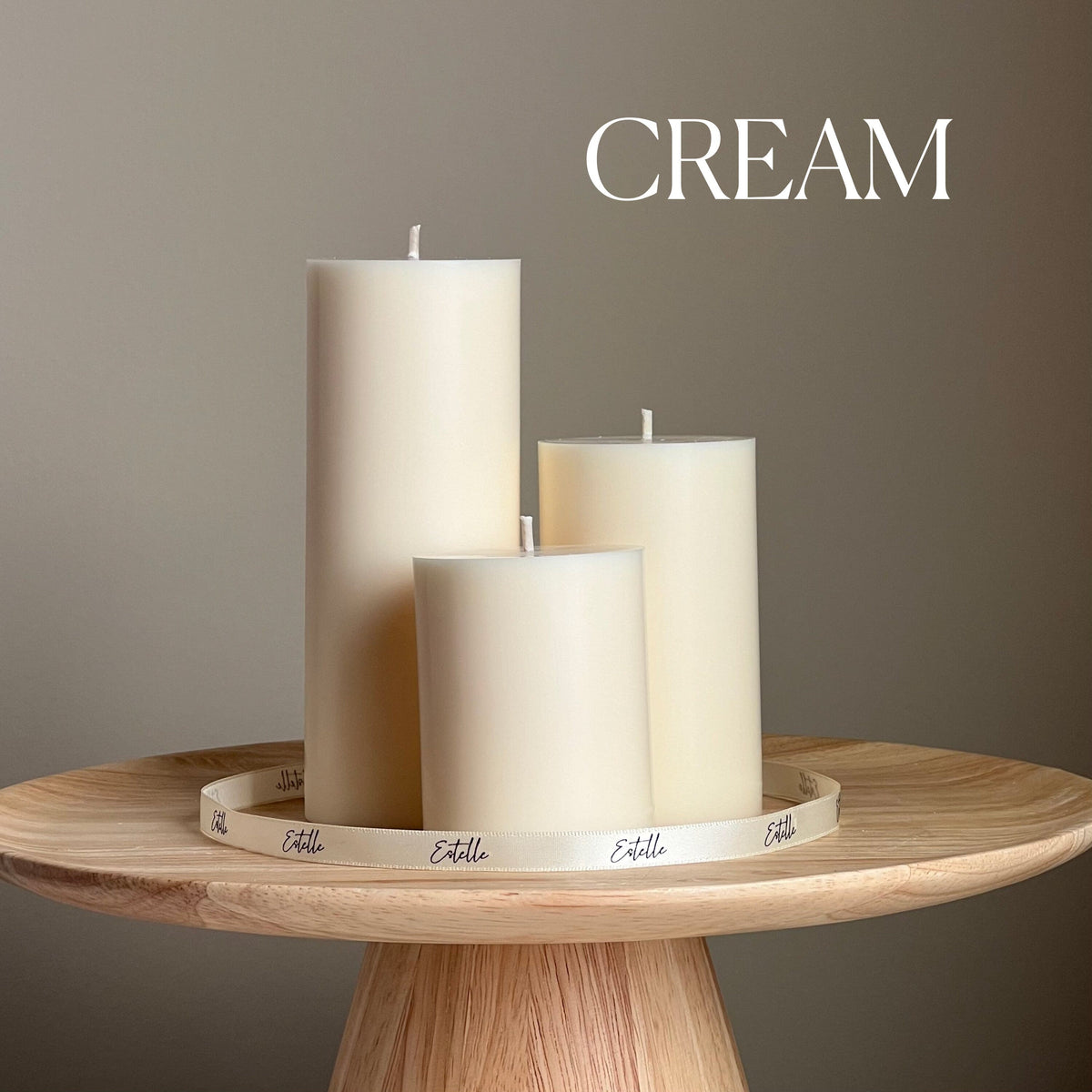Handmade Soy Wax Pillar Candle: Decorative Candle-3