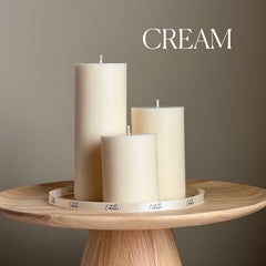 Handmade Soy Wax Pillar Candle: Decorative Candle-3