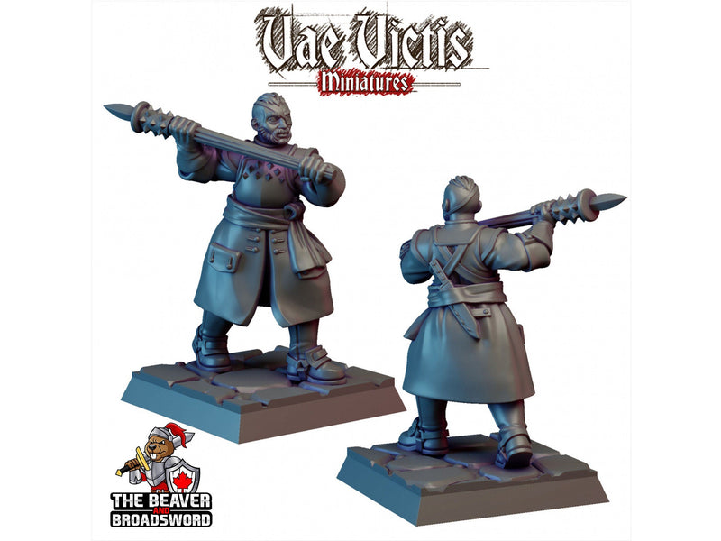 Vampire Hunter #5 mini - Vae Victis | DnD | Pathfinder | Human | Male | Dark | Gothic | Fighter | Paladin | Victorian | 28mm 32mm | Cleric-1