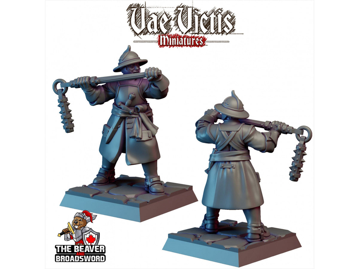 Vampire Hunter #4 mini - Vae Victis | DnD | Pathfinder | Human | Male | Dark | Gothic | Fighter | Paladin | Victorian | 28mm 32mm | Cleric