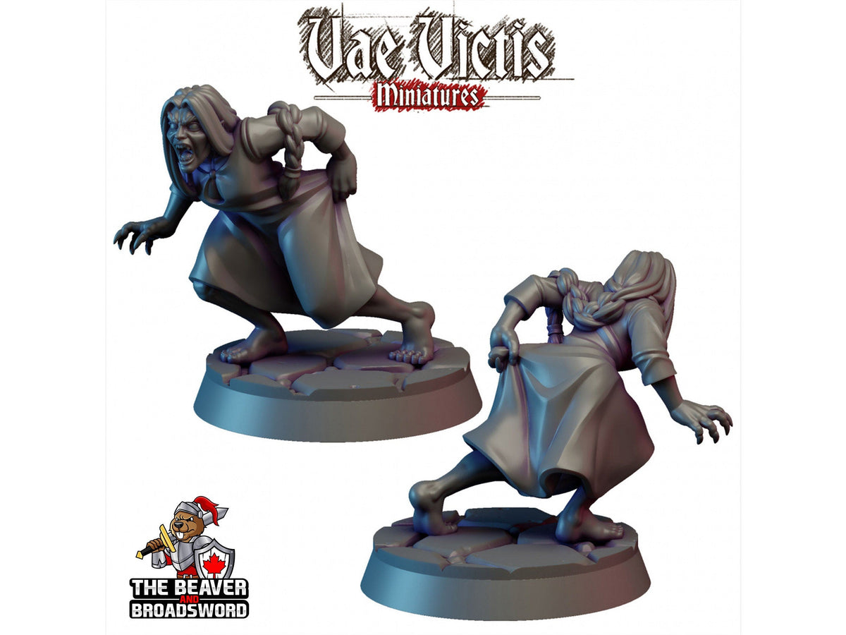 14 Vampire Hunters Mini Set - Vae Victis | DnD | Pathfinder | Human | Fighter |  Monster | Dark | Gothic | Victorian 28mm 32mm Fantasy-2