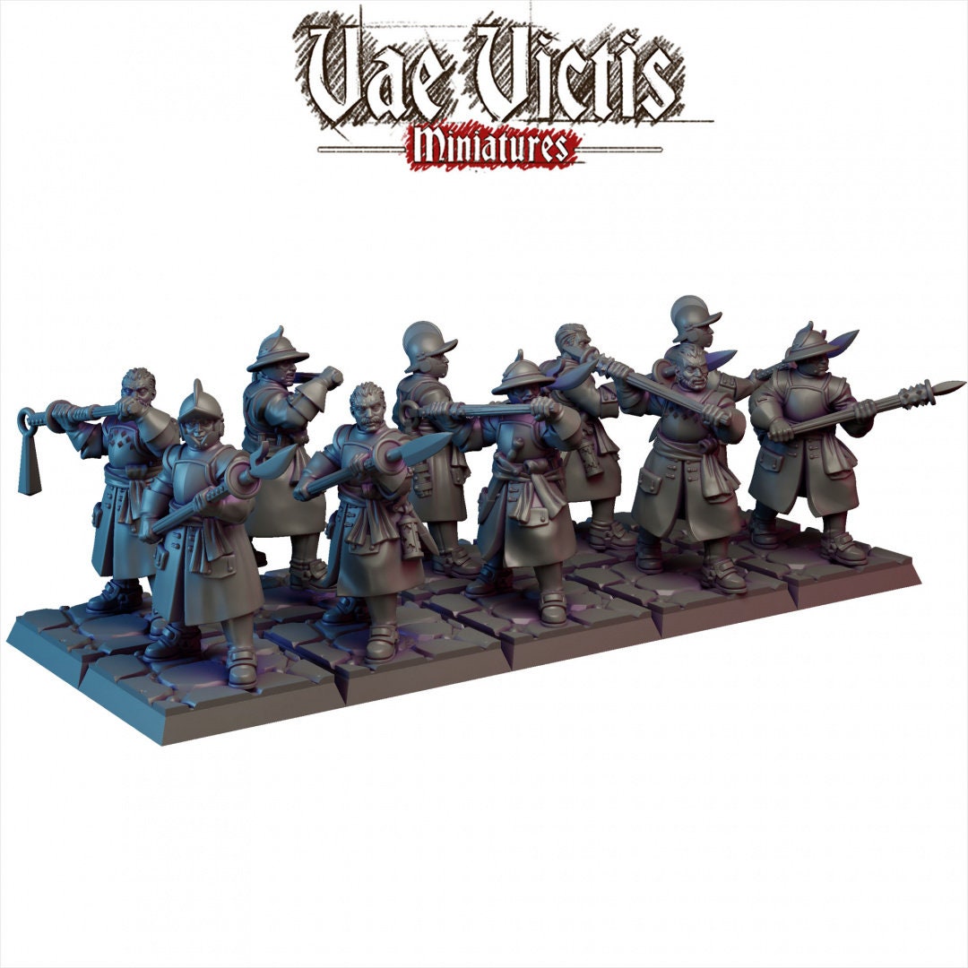 14 Vampire Hunters Mini Set - Vae Victis | DnD | Pathfinder | Human | Fighter |  Monster | Dark | Gothic | Victorian 28mm 32mm Fantasy-6