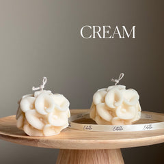 Calla Lily Soy Wax Candle Ball | Handmade Home Decor-3