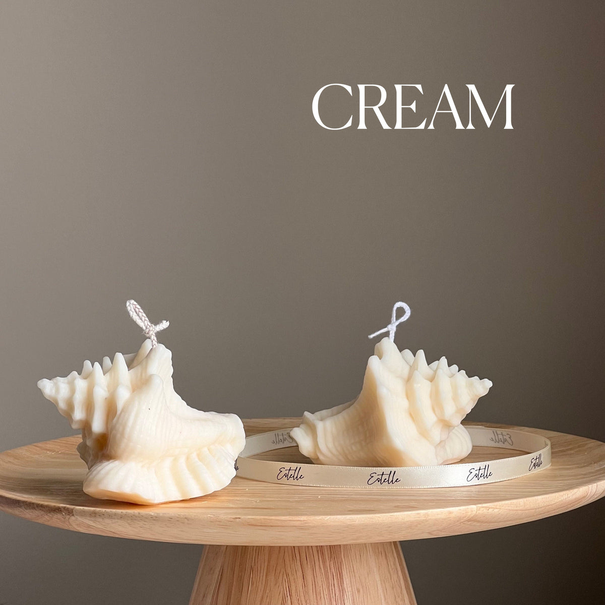 Clam Shell Soy Candle | Decorative Sea Shell-3