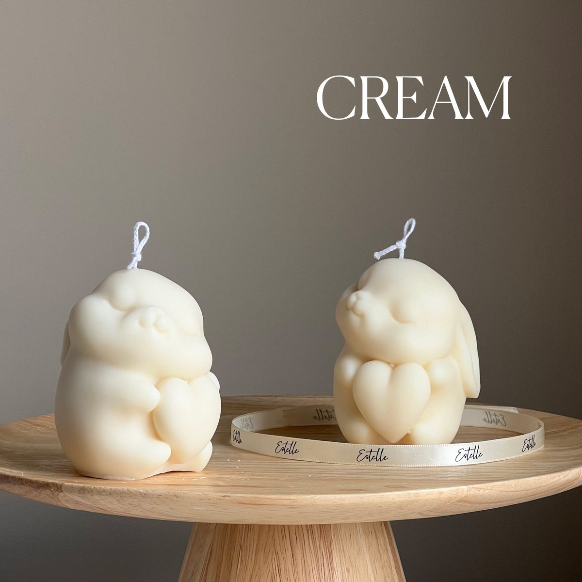 Bunny Soy Candle | Nursery Decor, Vegan Gift-3